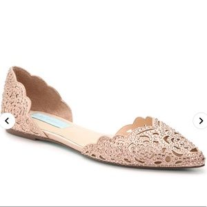 Betsey Johnson Miley Rhinestone Bridesmaid Wedding Jewel Flats